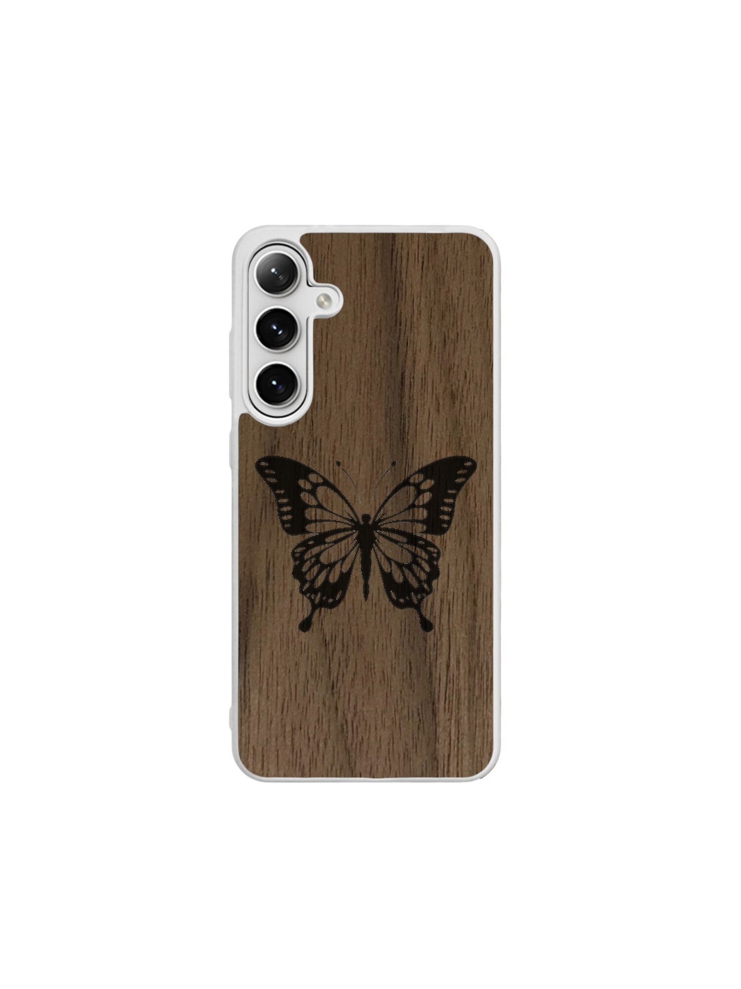 Coque transparente Samsung Galaxy S Papillon