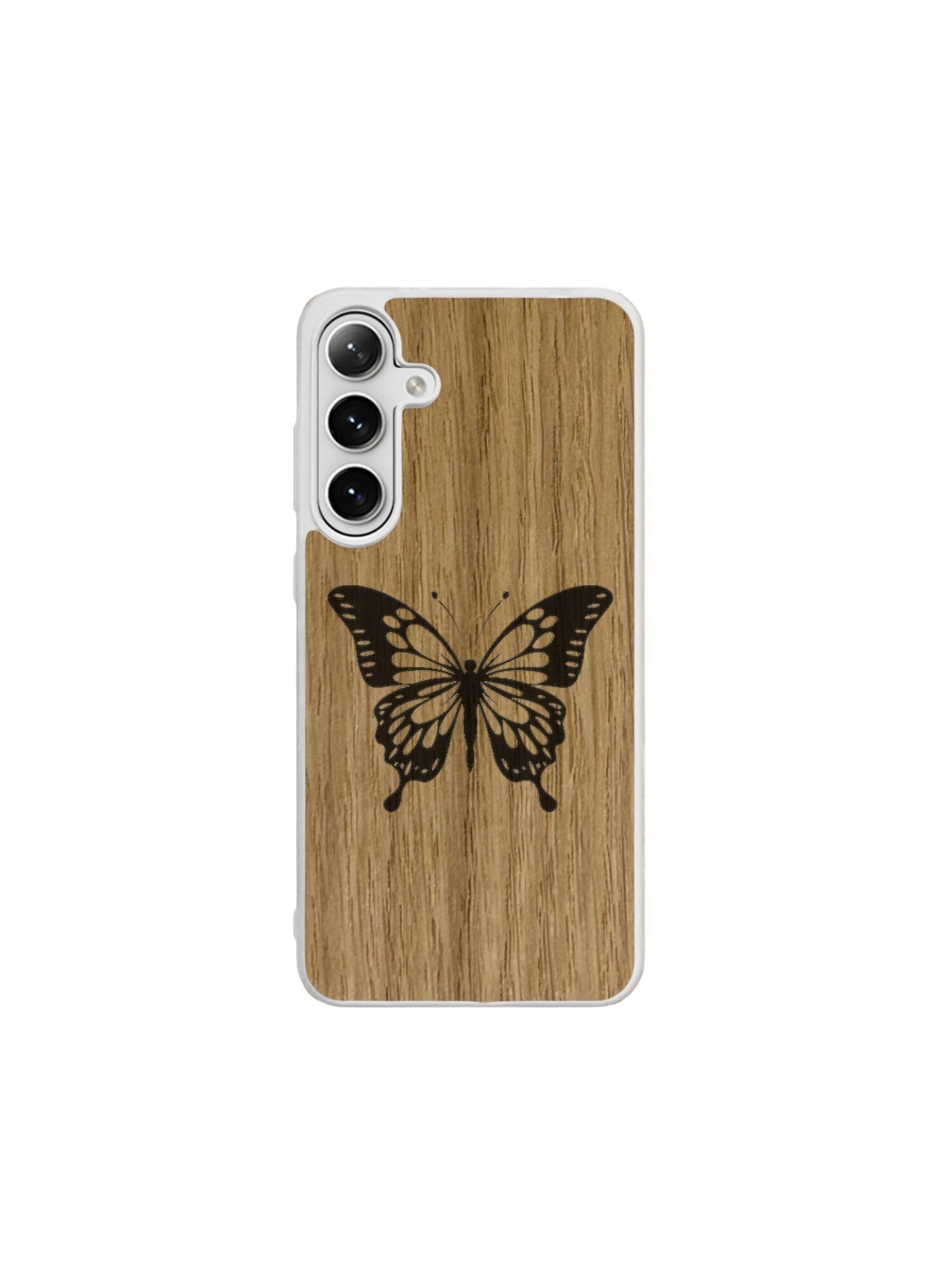 Coque transparente Samsung Galaxy S Papillon